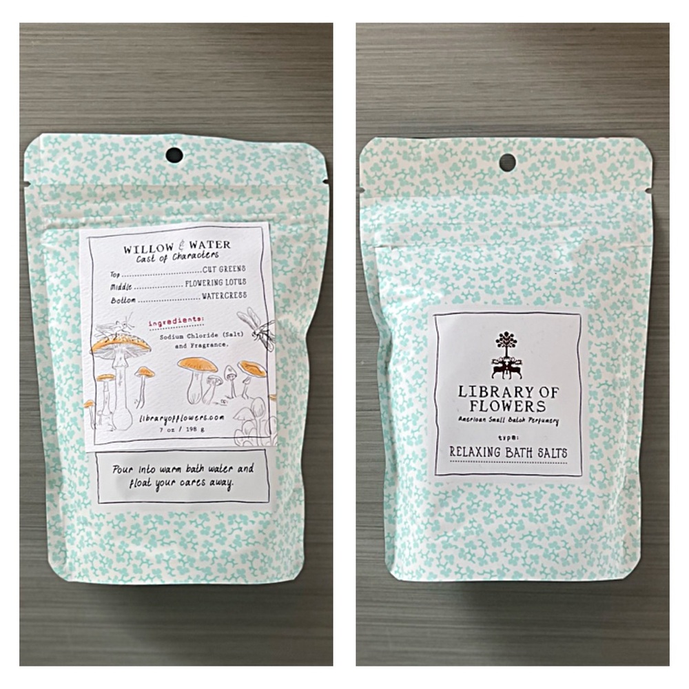 WILLOW and WATER Library of Flowers MARGOT ELENA; Bath Salts & Travel Handcreme - Picture 6 of 10